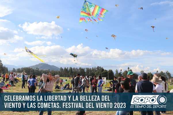 Con gran éxito se realizó el Festival del viento 2023