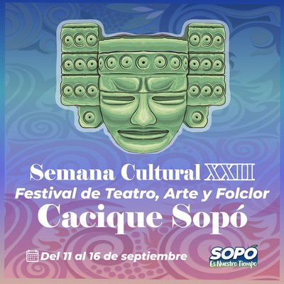 Conoce aquí la programación general de la Semana Cultural XXII Festival de Teatro, Arte y Folclor Cacique Sopó